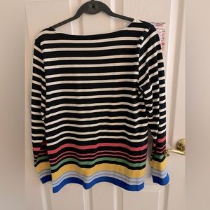 Talbots Brightly Striped Tunic!.  Worn ONCE! Great quality material!!